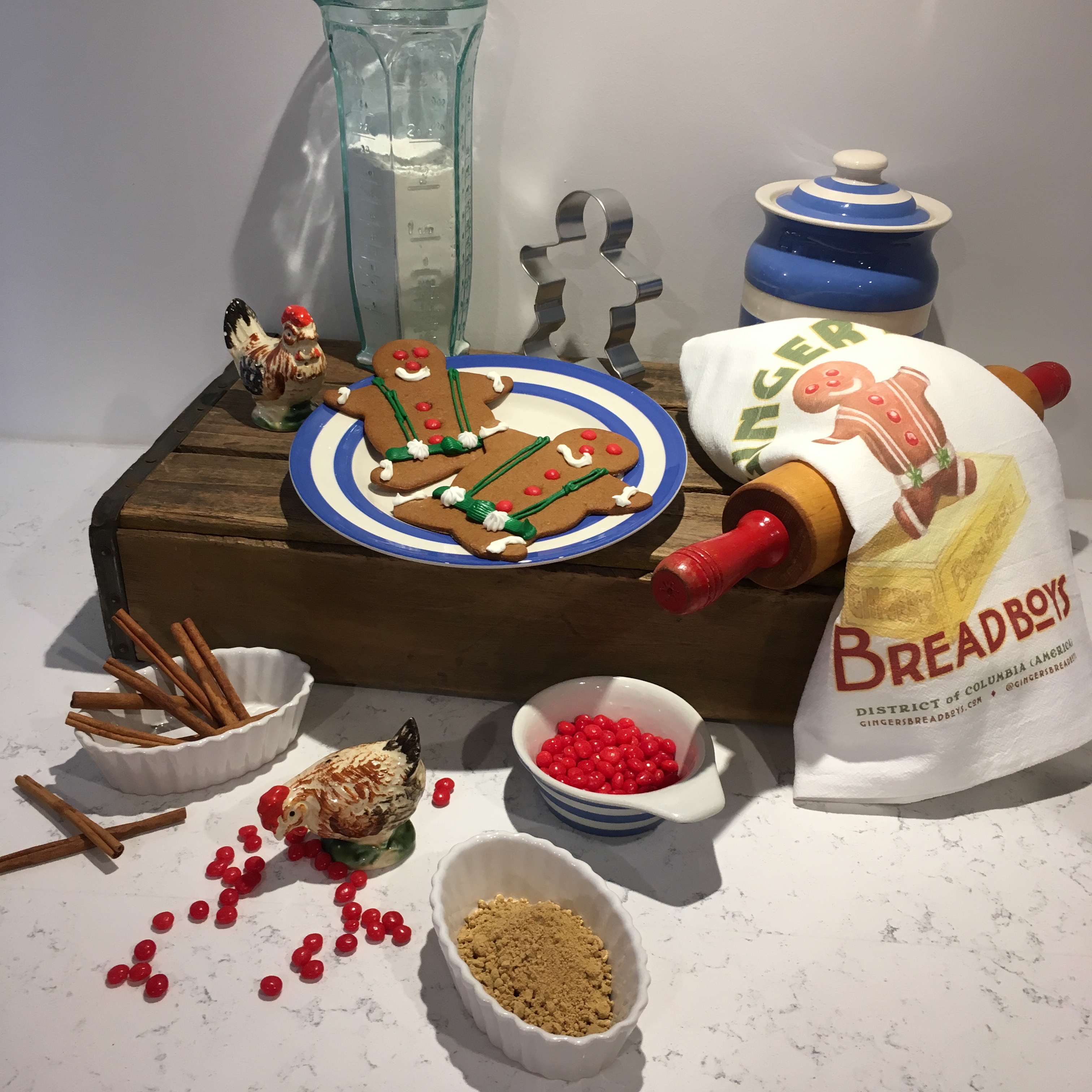 Gingerbread kit composition from Ginger's Breadboys