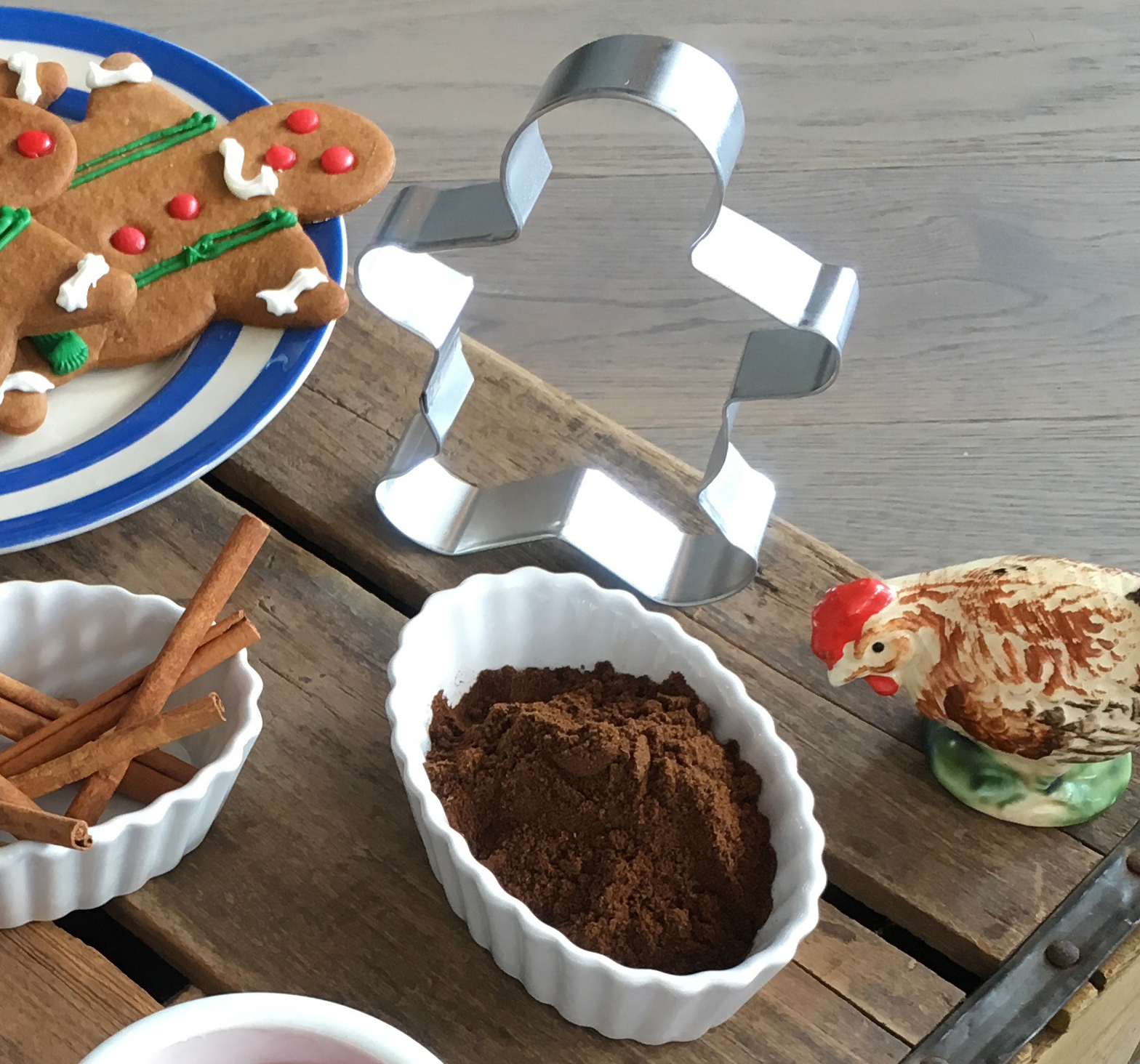 Gingerbread boy cookie cutter from Ginger's Breadboys gingerbread kits